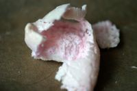 photograph picture of rose pink marble meringues, recipe included francisco